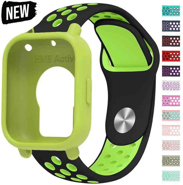 FancyWrist Uhrenarmband Silikon, 22 mm, zweifarbig, Redmi Watch 5 Active/5 Lite - Bild 1