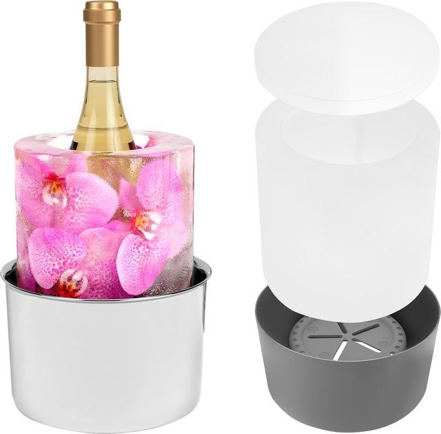 Willstar Champagner Eis Eimer DIY Blume Eisform zum Kühlen von Wein und Flaschen - Bild 1