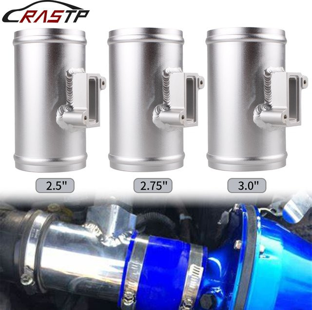 RASTP Auto Luftmassenmesser Adapter Basis für VW Nissan Honda Civic Ford, Farbe: Silber, Durchmesser: 63 mm / 70 mm / 76 mm - Bild 1