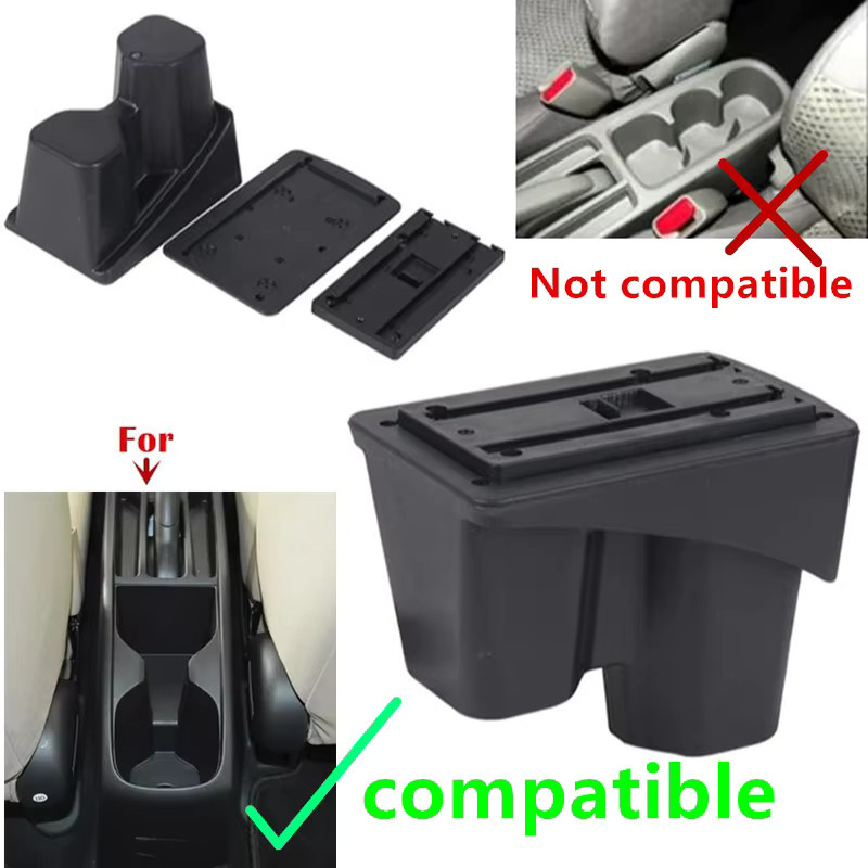 Armlehne und Ablagebox für Honda City in Schwarz von HuangZM - Bild 2