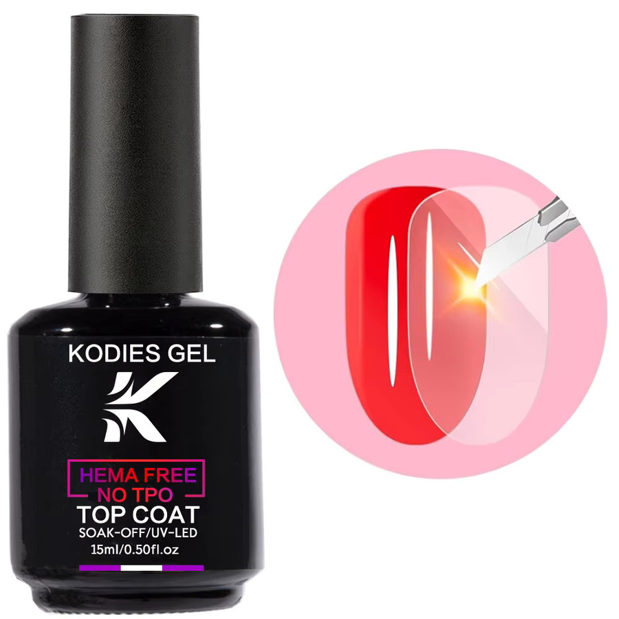 KODIES TPO Free Top Coat UV-Gel-Nagellack, Glänzend - Bild 5