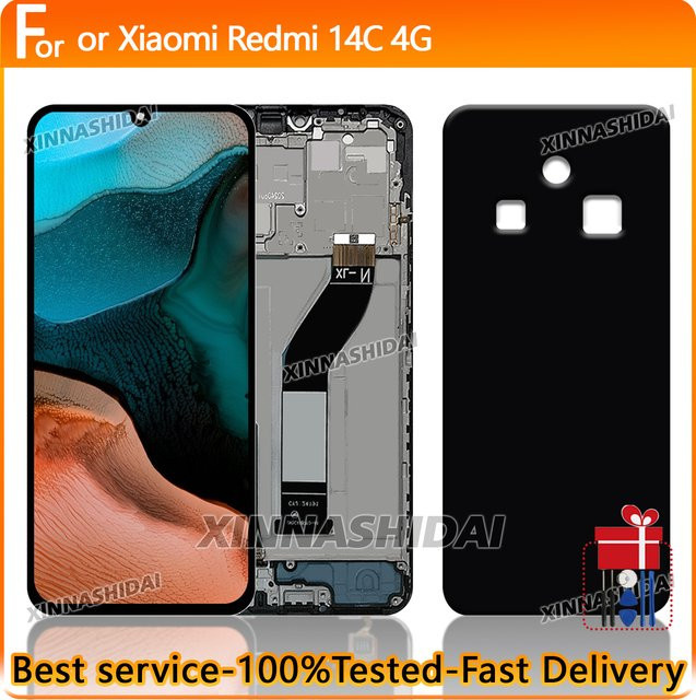 LCD Display Screen mit Digitizer als Ersatzteil für Xiaomi Redmi 14C 4G - Bild 1