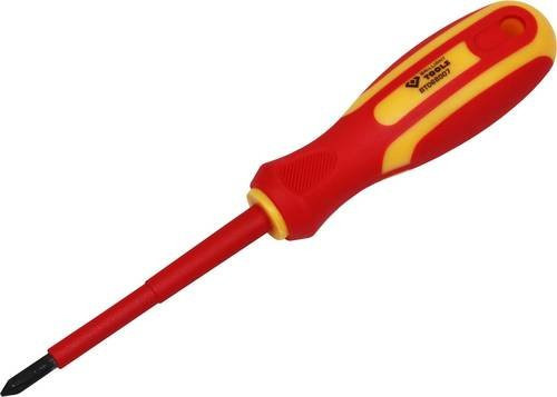 Brilliant Tools Kreuzschlitz-Schraubendreher PH 1 in Rot aus Edelstahl - Bild 1