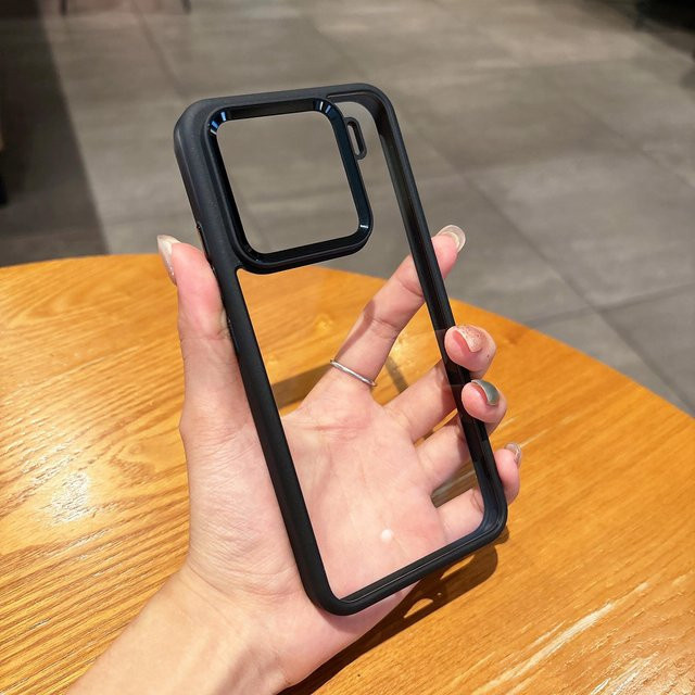 Transparente stoßfeste Schutzhülle mit Metall-Kameraschutz für Xiaomi 15, 15 Pro, 14, 14 Pro und 14 Ultra - Bild 1