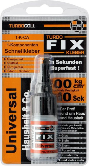 Boldt TurboFix Universal Schnellkleber transparent 10 g - Bild 1