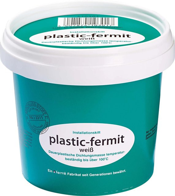LUX-TOOLS Dichtpaste Installations-Kit, Weiß, 500 g - Bild 1