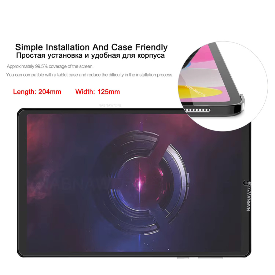 2 Stück kratzfeste HD-Displayschutzfolie aus gehärtetem Glas für Lenovo Legion Tab Gen 3 8.8 TB-321FU, transparent - Bild 4