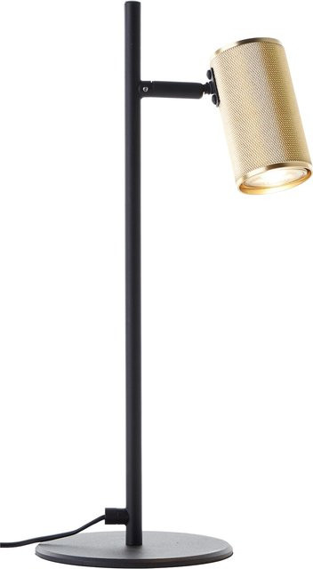 Brilliant Tischleuchte Marty LED-Tischlampe aus Aluminium, Schwarz/Goldfarben, Höhe: 40 cm, GU10, 350 lm, 3000 K - Bild 1