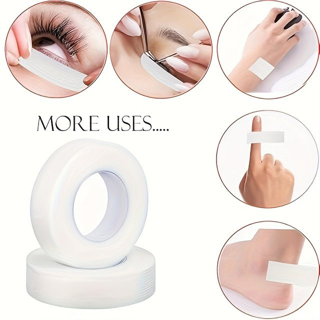 HUAZDS 6-Rollen PE-Wimpernband, latexfrei, hypoallergen - Bild 1