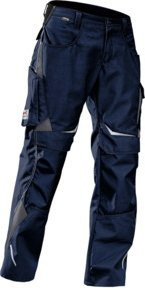 Kübler Arbeitshose Pulsschlag 2324 in Dunkelblau/Anthrazit mit Cordura und Reflexstreifen, Größe 54 - Bild 1