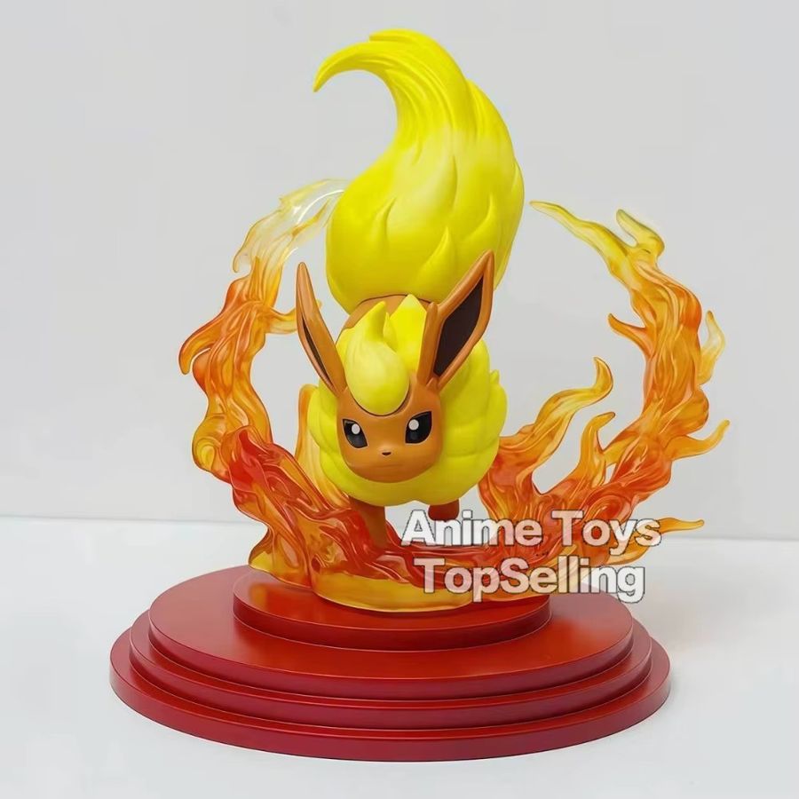 Bandai Pokémon Flareon Actionfigur aus PVC in Orange, 9 cm Sammlermodell - Bild 5