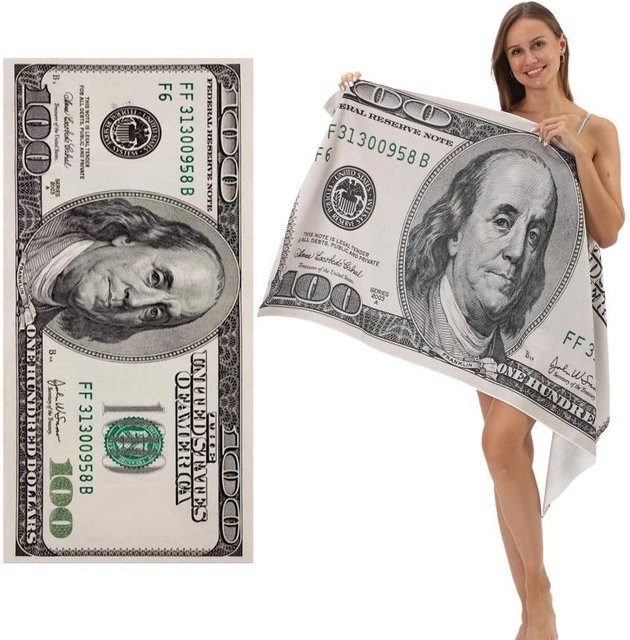 Flylo Mikrofaser Strandtuch für Damen und Herren, Mehrfarbig, B/B: 70 x 140 cm - Bild 1