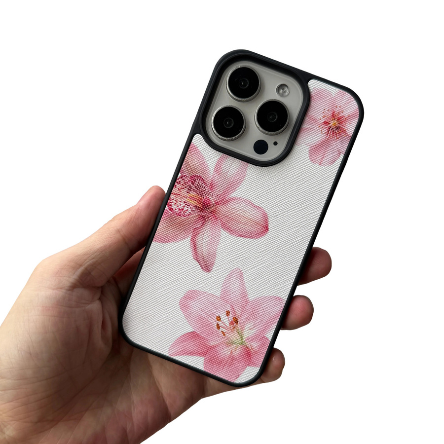 Luxus Leder Handyhülle mit Blumenmuster für Samsung Galaxy S25 S24 S23 Ultra Plus Cover mit Anti-Drop-Schutz - Bild 4