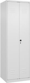 C+P PSA Doppel-Spind Classic PLUS mit 2 Abteilen, Farbe Weiß, H x B x T: 185 x 60 x 50 cm - Bild 1