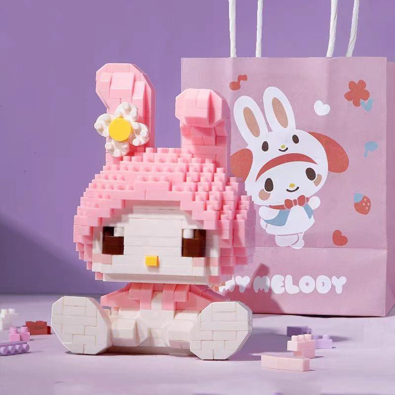 KEEPPLEY Sanrio Bausteine Hello Kitty My Melody Cinnamoroll Kuromi - Bild 2