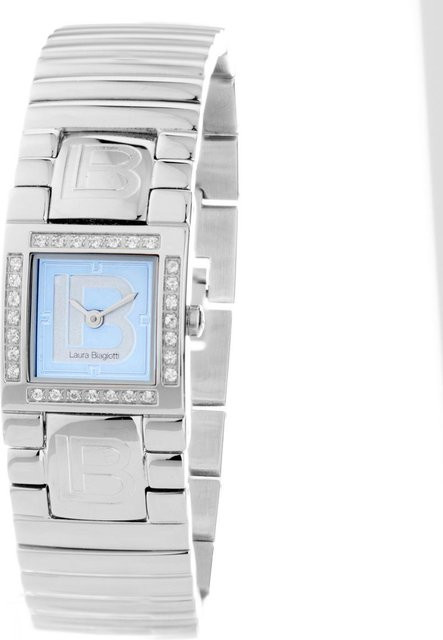 LAURA BIAGIOTTI Armbanduhr, Quarz, Edelstahl, Blau, Damen - Bild 1