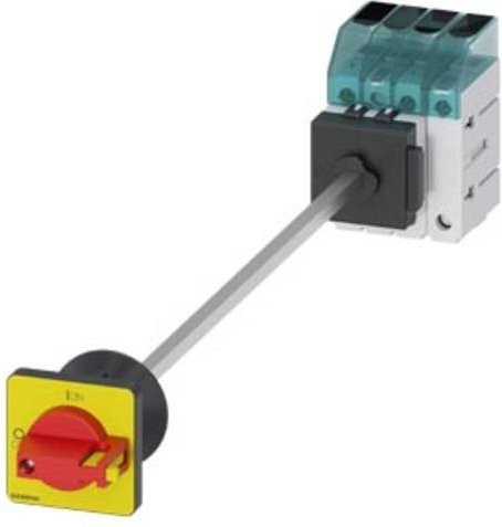 Siemens Lasttrennschalter 4polig 16A 690 V/AC 16mm² in Rot und Gelb 3LD30400TL13 - Bild 1