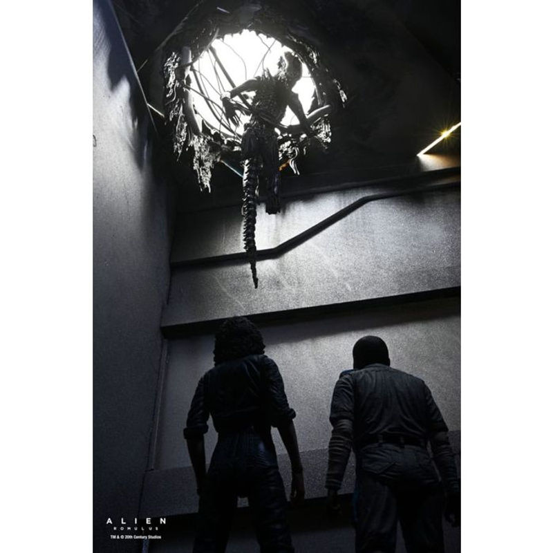 Neca Alien Romulus Deluxe Xenomorph XX121 Figur Hängendes Labor in Schwarz, Höhe: 18 cm - Bild 4
