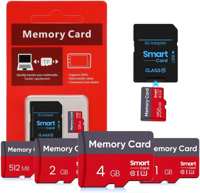 JASTER MicroSD Speicherkarte mit verschiedenen Kapazitäten von 64MB bis 4GB - Bild 1