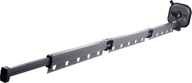 KaiSai Wandmontierter Wäscheständer aus Aluminium, platzsparender und zusammenklappbarer Wäschetrockner in Grau - Bild 1