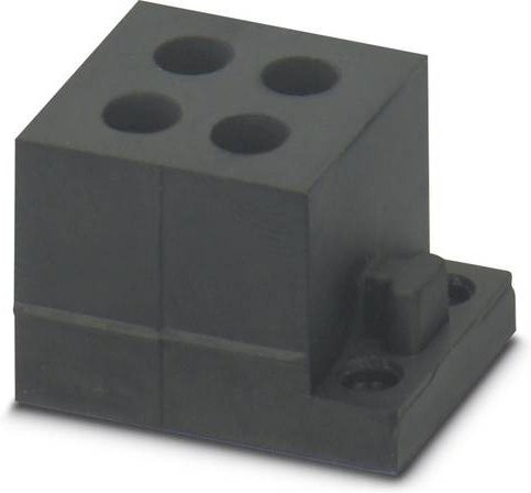 Phoenix Contact CES-SRG-BK-4X6 Kabeltülle aus NBR in Schwarz mit maximalem Klemmdurchmesser von 6mm, 10 Stück - Bild 1