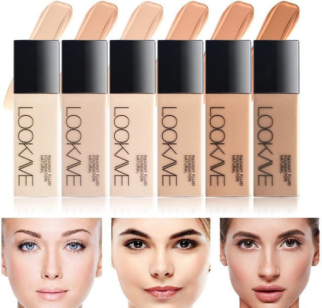 LOOKAVE Foundation, Matt, Neutral cool undertones - Bild 1