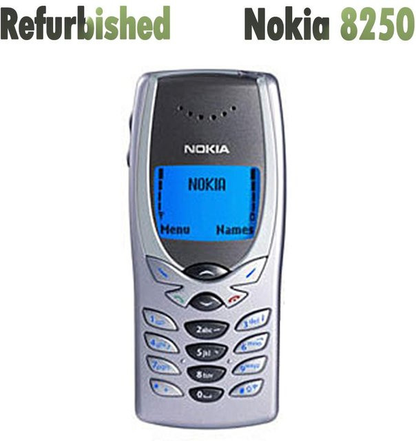 Generalüberholtes Nokia 8250 2G Mobiltelefon in Weiß mit 1 SIM-Karte - Bild 1