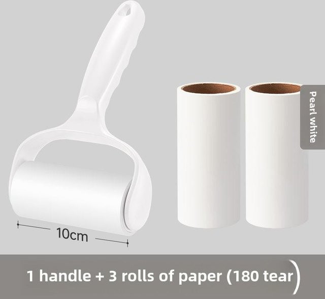 JMG Household Supplies Zerreißbarer Fusselroller mit auswechselbaren Papierrollen zur Entfernung von Tierhaaren und Staub für Kleidung und Teppiche in verschiedenen Farben - Bild 1