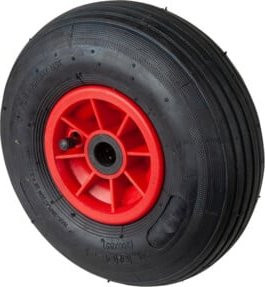 BS Rollen Luftrad D15.262 in Schwarz mit einem Raddurchmesser von 260 mm aus Kunststoff - Bild 1