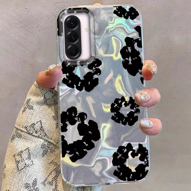 Schwarze D-Denims T-Tränen Handyhülle für Samsung Galaxy A-Serie in Luxus-Design - Bild 1