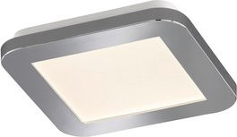 Fischer & Honsel Deckenleuchte Gotland in Silber aus Kunststoff und Metall mit dimmbarer LED - Bild 1