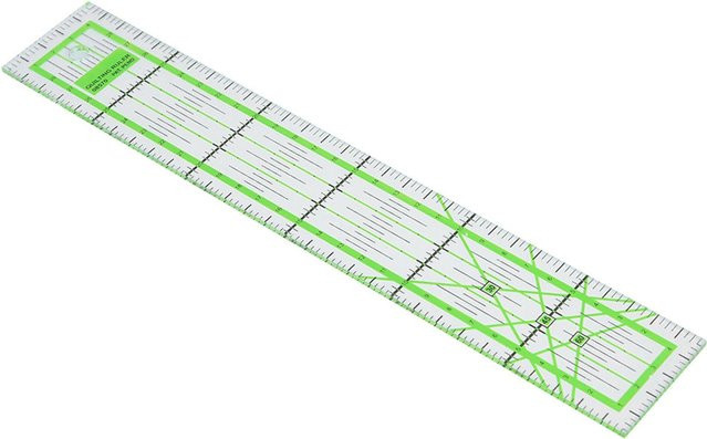GoolRC Transparentes Schneiderlineal zum Nähen und Quilten, Breite: 5 cm, Höhe: 30 cm - Bild 1