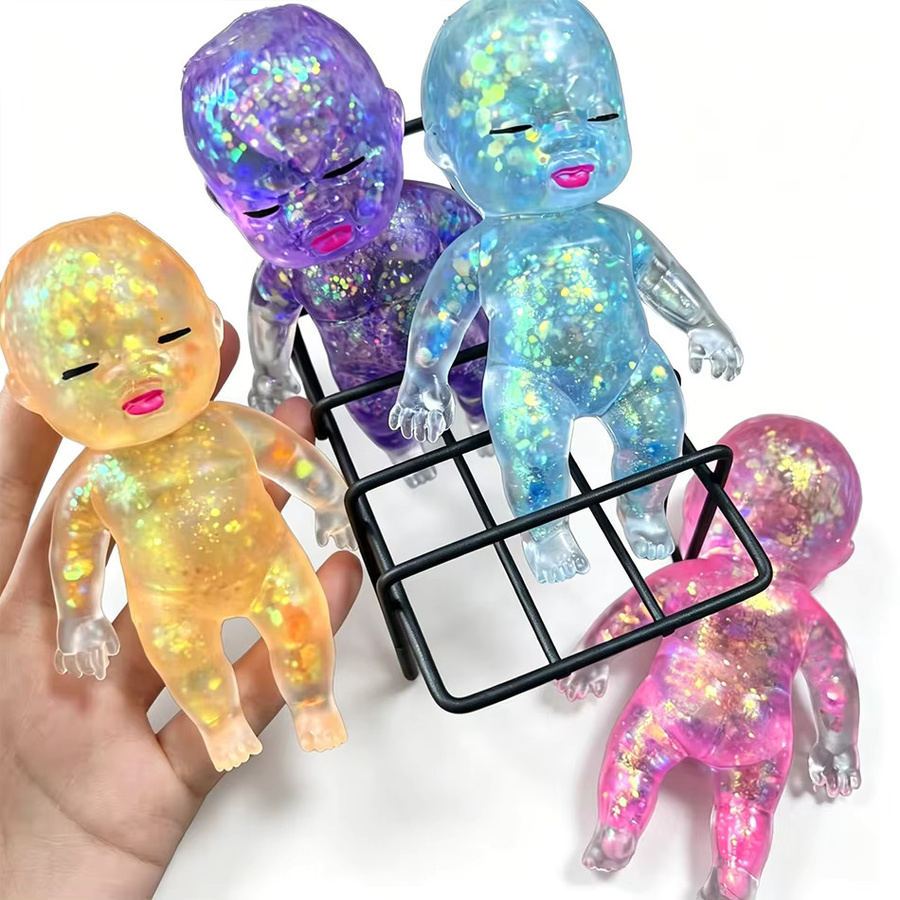 Baby-Squishy-Spielzeuge, Bunt / Mehrfarbig, Silikon - Bild 2