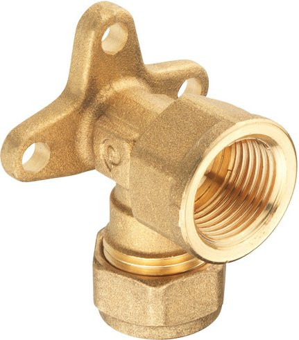 WELLWATER Sanitärarmaturenzubehör aus Messing mit 1/2 Zoll Innengewinde in Goldfarben - Bild 1