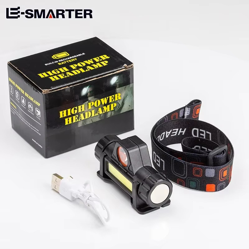 ESMARTER LED Suchscheinwerfer mit USB-Aufladung in Schwarz - Bild 3