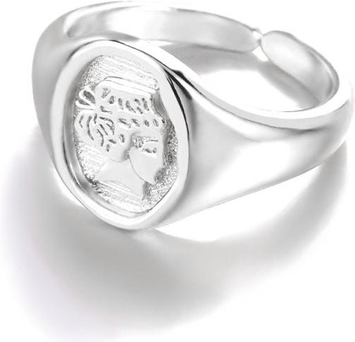 Allbestart Ring, Edelstahl, Gold, Vintage, Damen - Bild 1