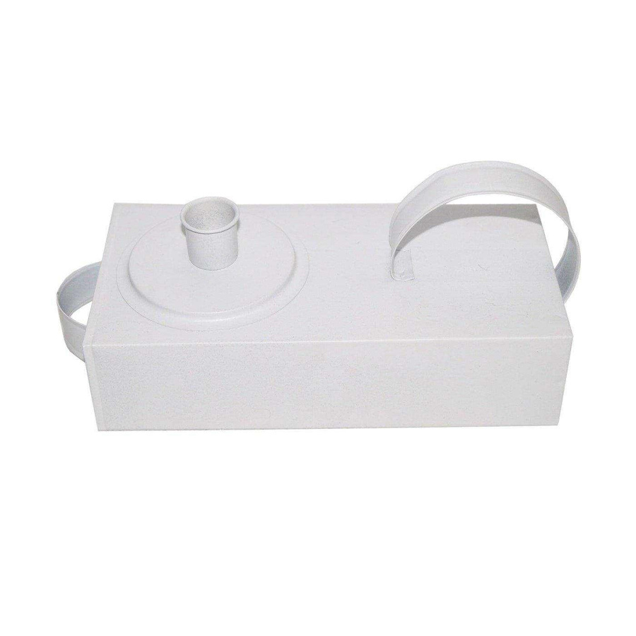 Lolaa Kerzenhalter Tischdeko weiß Höhe: 24 cm - Bild 1