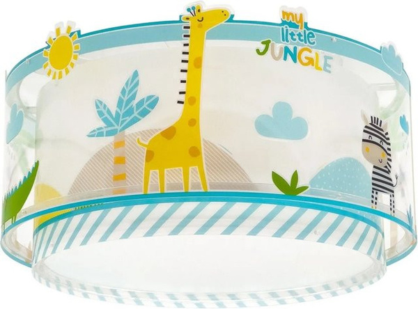 Dalber Deckenleuchte Kinder Dschungeltiere in Multicolour und Transparent