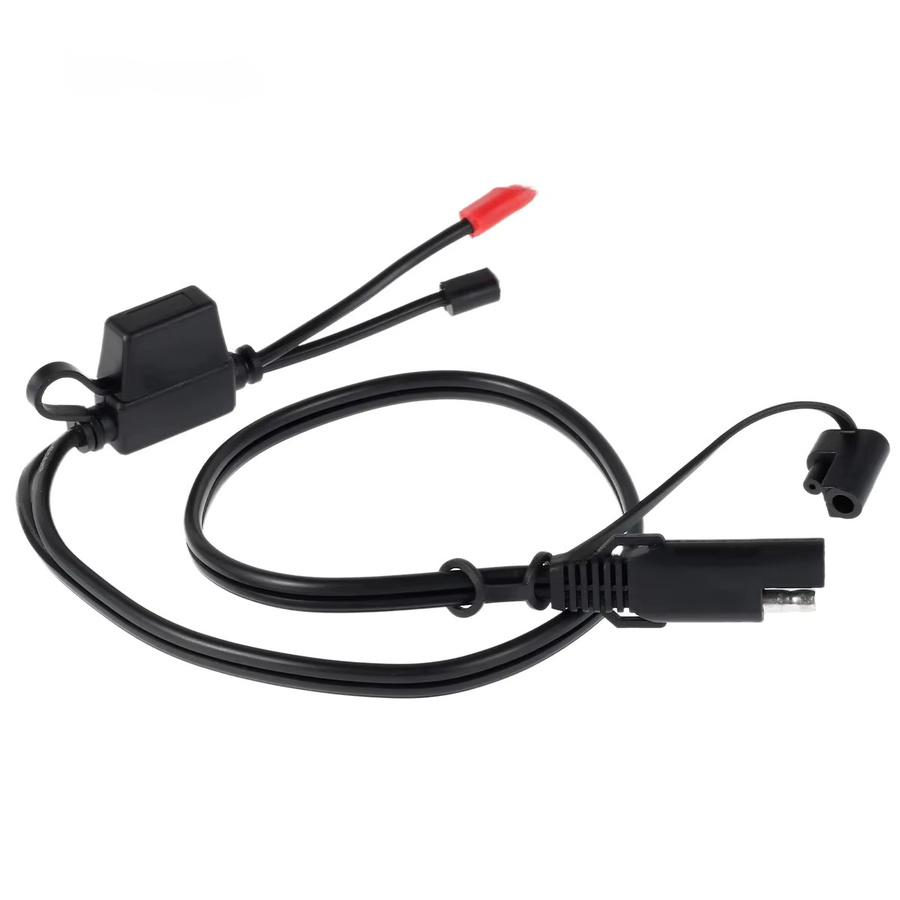 Everso SAE zu Ring Terminal Kabelbaum Zubehör für 12V Motorrad Batterie Ladegerät Klemme in Schwarz - Bild 7