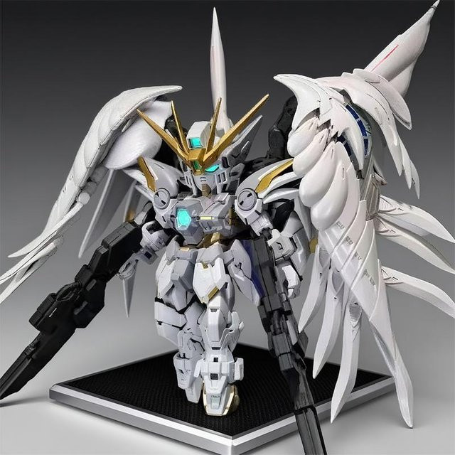 Yiran toy 1 MGSD Wing Zero Snow White Ew Angel Version Actionfiguren Kunststoff-Modellbausatz 14+J - Bild 1
