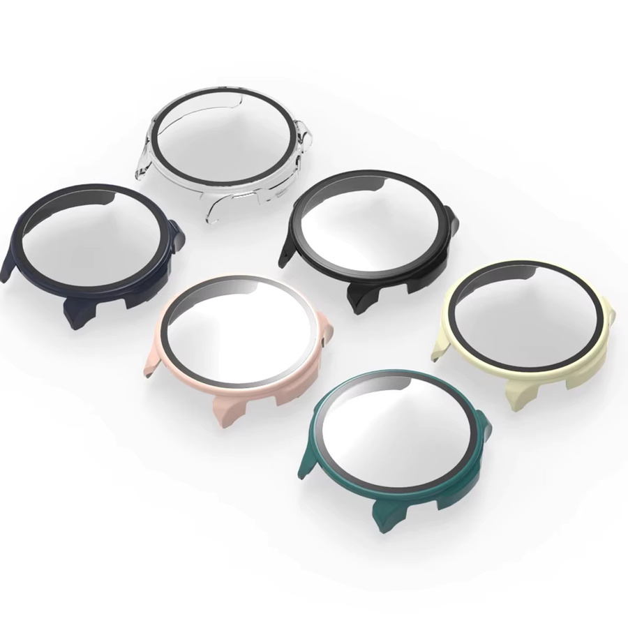OAKCHARM Smartwatch-Hülle für Amazfit Balance 2, Glas + Hülle, Silber - Bild 3