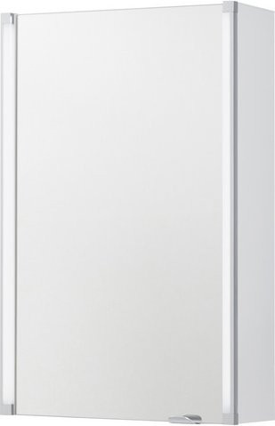 Fackelmann Spiegelschrank LED-Line mit integrierter LED-Beleuchtung und Softclose-Türen, Weiß Glänzend, B/H/T: 42,4 x 66,6 x 16,4 cm - Bild 1
