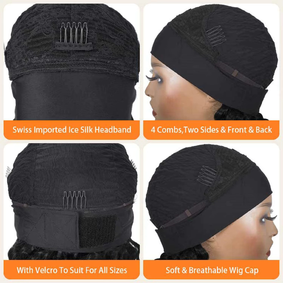 FIUMER Stirnband-Perücke aus Echthaar, Body Deep Wave, Damen - Bild 2