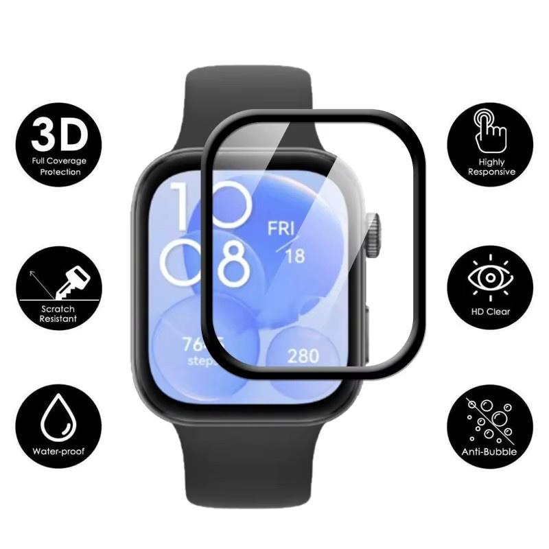 Huawei Screen Protector für Huawei Uhr Fit 3, transparent - Bild 2