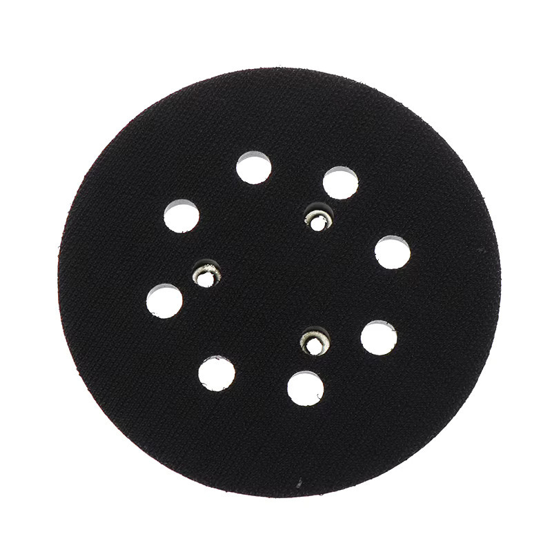HUXUAN Sander Pad Basis mit 8 Löchern für Exzenterschleifer Ersatzteil in Schwarz - Bild 2