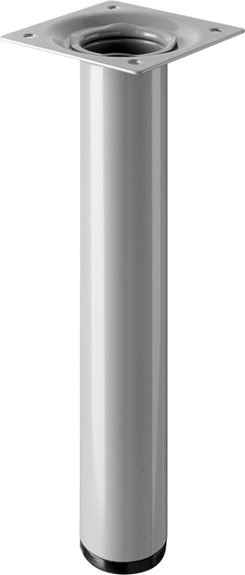 Hettich Tischbein in Aluminium-Optik, Durchmesser: 30 mm, Höhe: 200 mm - Bild 1