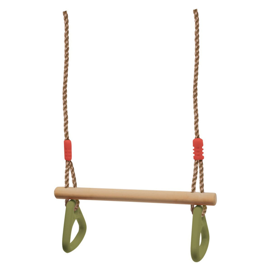 small foot Trapezstange mit Turnringen, Natur - Bild 1