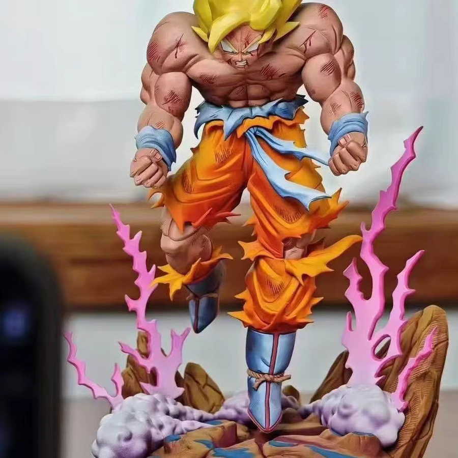 KAMI Studio Dragon Ball Z Super Saiyan Goku Statue, PVC-Figur - Bild 4