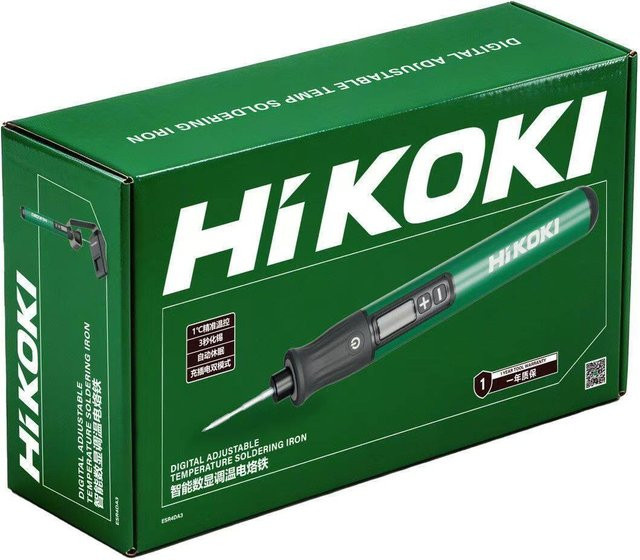 HiKOKI ESR4DA3 Akku-Lötkolben in Grün mit 3000mAh und einstellbarer Temperatur von 200-450°C - Bild 1