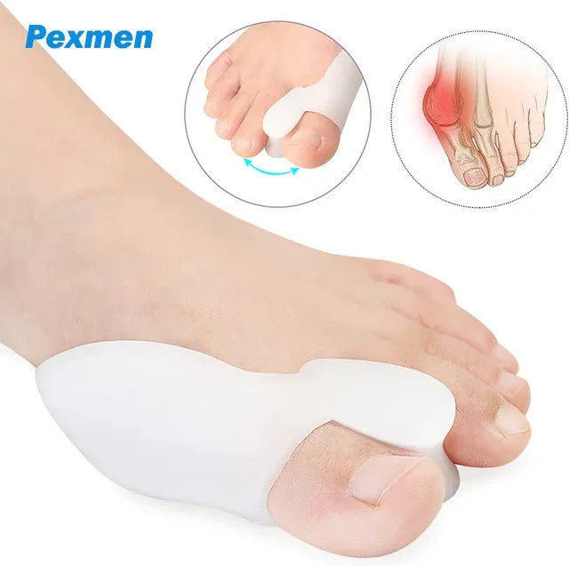 vvocci Zehenspreizer Gel Hallux Valgus Korrektor, 2/4/8 Stück - Bild 1
